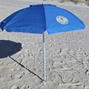 When you upload a photo of the umbrella, use: alt="Tommy Bahama 6 foot beach umbrella rental delivery Pensacola Destin 30A"