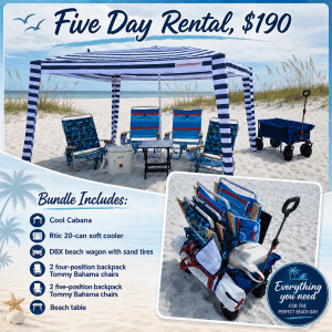 Beach Bum Full Shade Bundle | 5-Day Premium Rental & Delivery